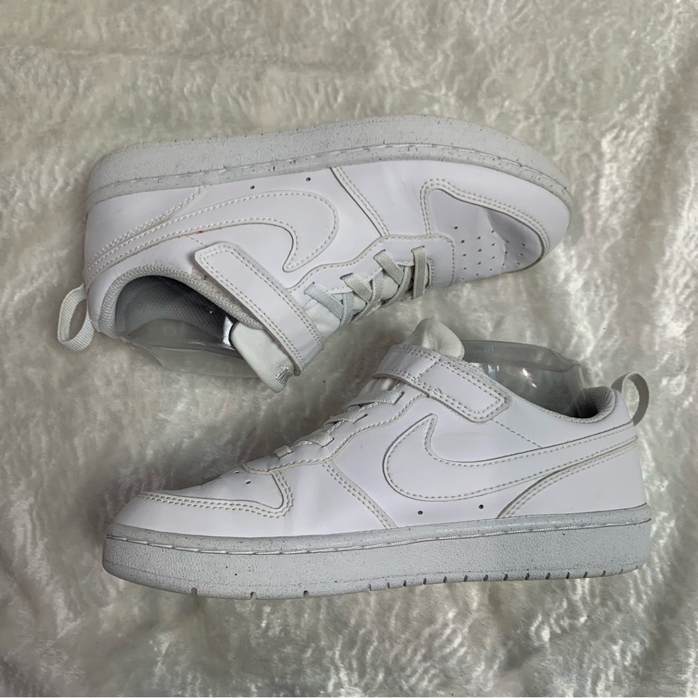 NIKE   Court Borough Low Recraft White Sneakers